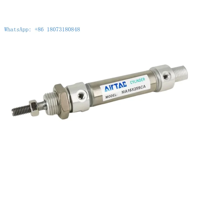 

MA series MA16X25X50X75X100X125X150X200-S-CA Double Acting Stainless Steel Mini Pneumatic Cylinder