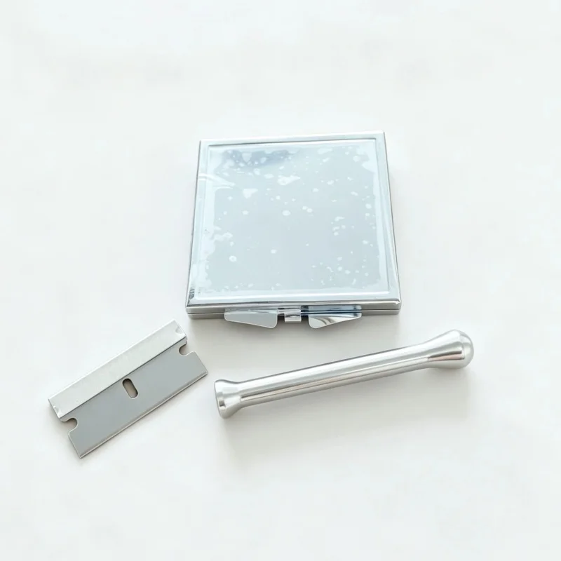 Portable kit maconheira erva/pipas para fumar With Cutting /pipa /Mirror/Metal Case view 3