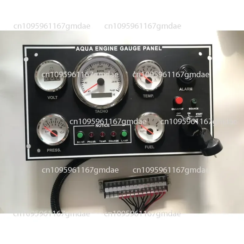 Diesel engine dashboard size 335X200 engine generator set universal combination modification dashboard