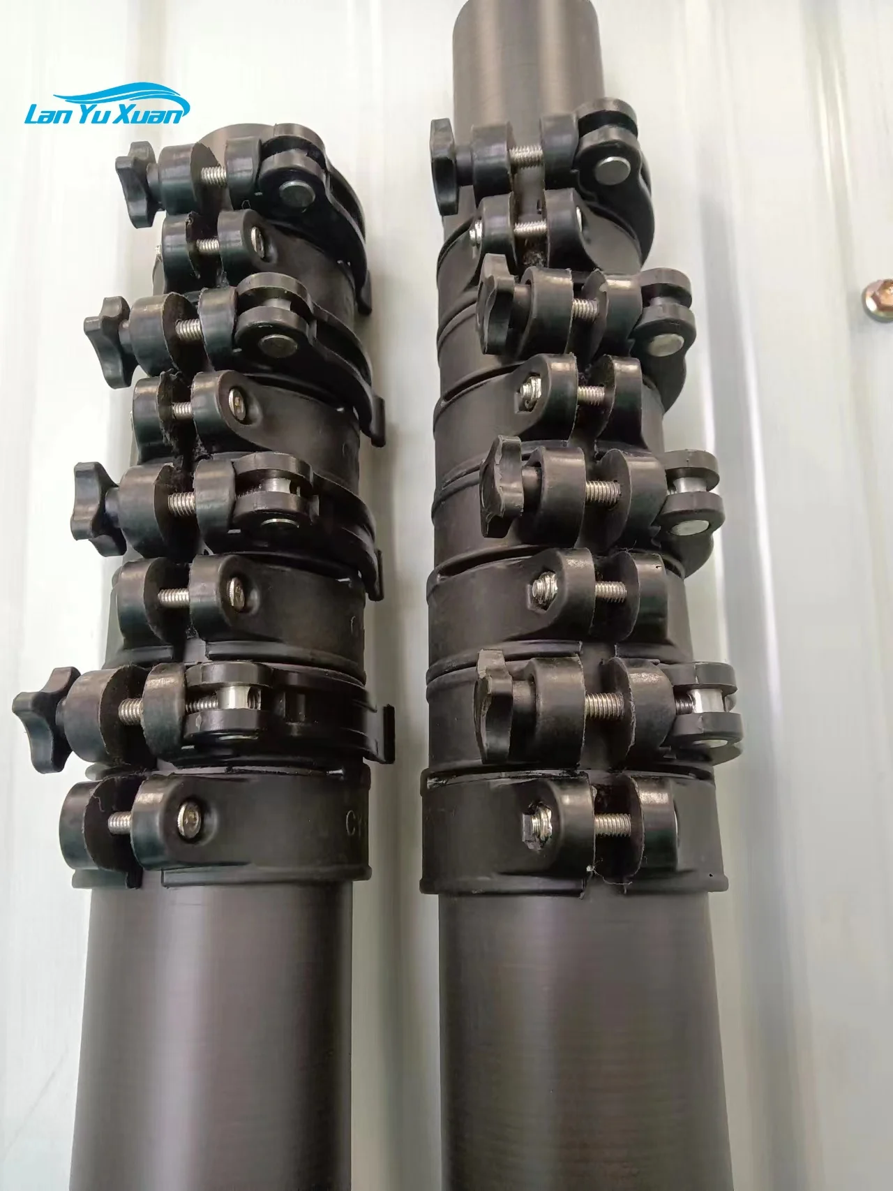 

New 20FT 6m Strong Adjustable Extension Telescopic Pole Carbon Fiber Telescopic Pole for Swimming Pool Cleaning