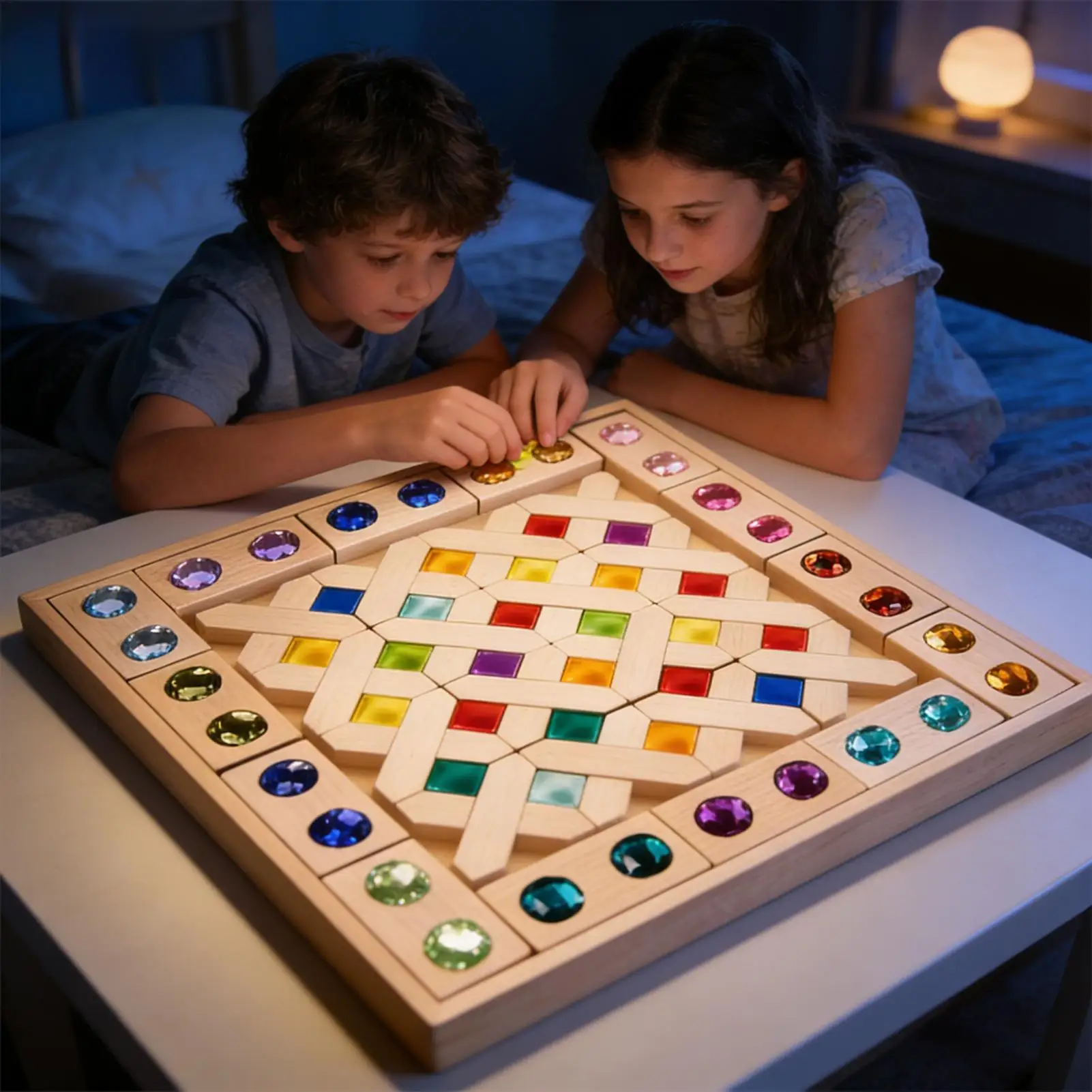 Blocs arc-en-ciel, jouets de développement précoce, jeu d'empilage Portable pour enfants garçons filles, maison école voyage fête salle de classe anniversaire