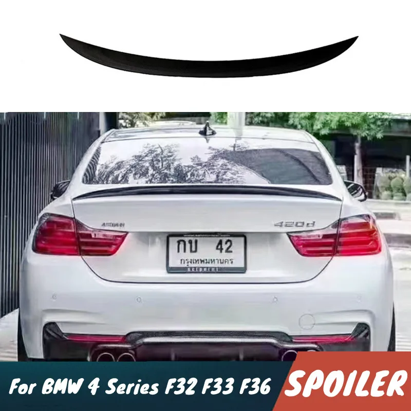 

Для BMW 4 серии F32 F33 F36 MP стиль 2013-2020 ABS пластик задняя крышка багажника спойлер крылья внешние тюнинговые аксессуары