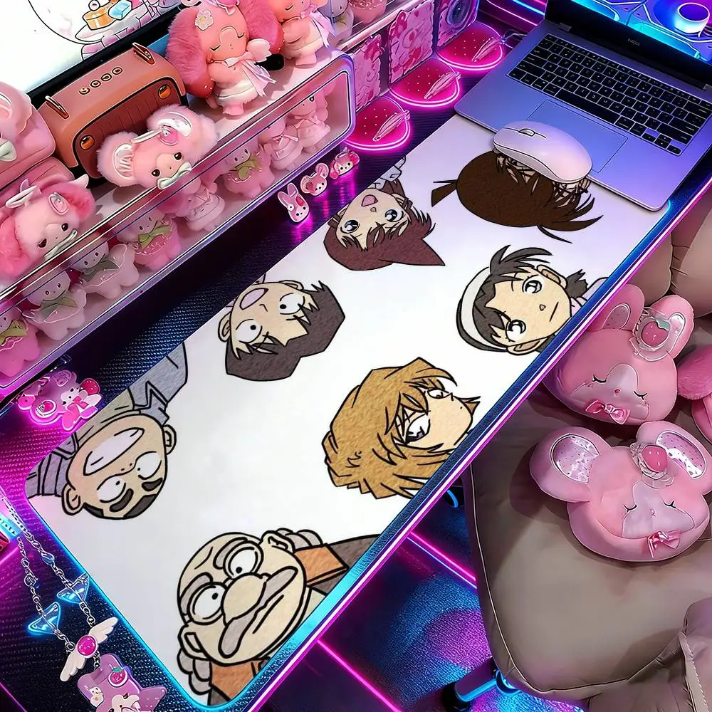 

Коврик для мыши D-Detective Conan, компьютерный коврик, настольный коврик, коврик для клавиатуры ноутбука, большой офисный коврик для мыши с пейзажным рисунком