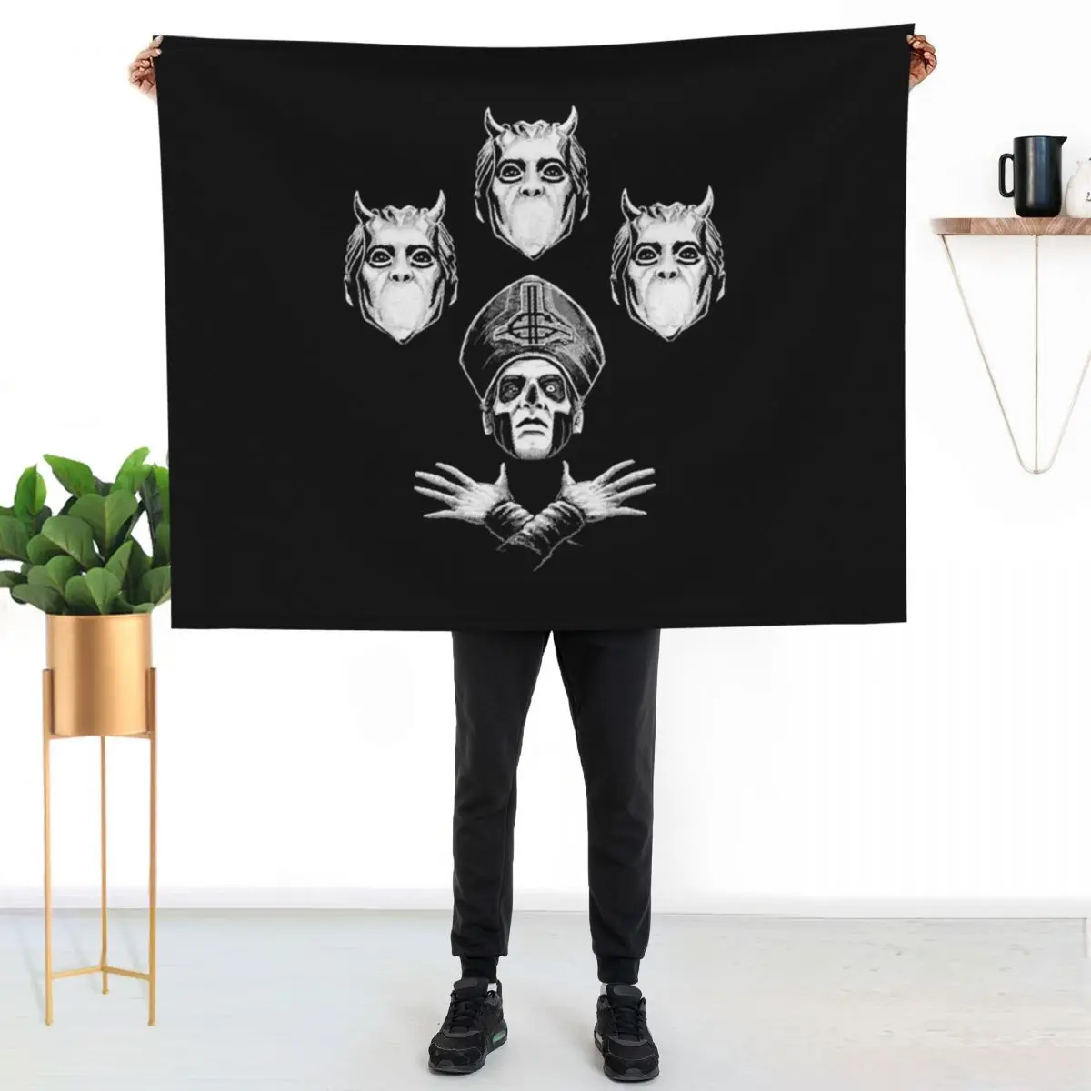 Bohemian Papa T-Shirt Throw Blanket Fashion Sofas Sofa Throw Baby Quilt Blankets Sofas Of Decoration Summer Beddings Blankets