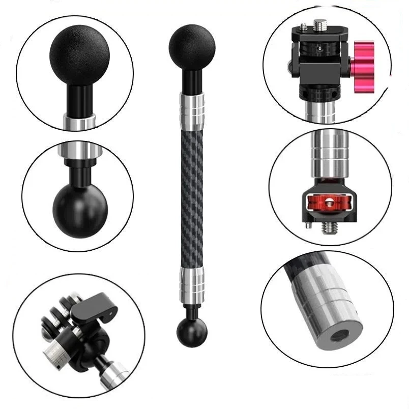 �y�Z�[�����z���y�ʎ��B��_���b�h�����A�[�� 1/4�C���` Arri 17mm/25mm �{�[���w�b�h GoPro Insta360 OSMO 360 �T�C�N�����O �X�L�[ �w�����b�g�}�E���g�p