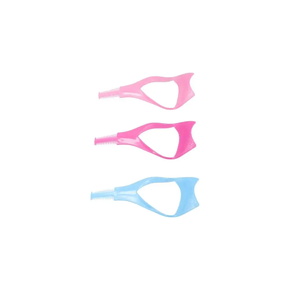 Bouclier de Mascara créatif 3 en 1, accessoires cosmétiques en plastique, outils pour cils, déformation locale, peigne cosmétique