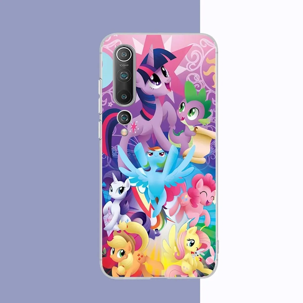 My cartoon L-little pony Mousepad for Samsung S21 A10 for Redmi Note 7 9 for Huawei P30Pro Honor 8X 10i Cover