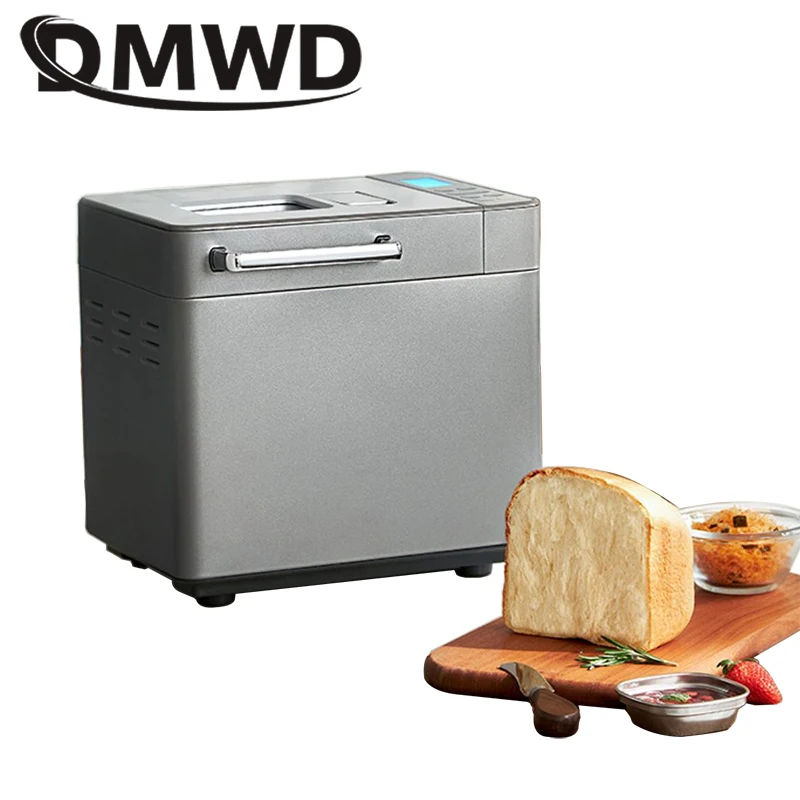 DMWD Automatic Multifunction Bread Maker Smart Toast Baking Machine Jam Yogurt Fermenter Dough Stirrer Mixer Fruit Nut Dispenser