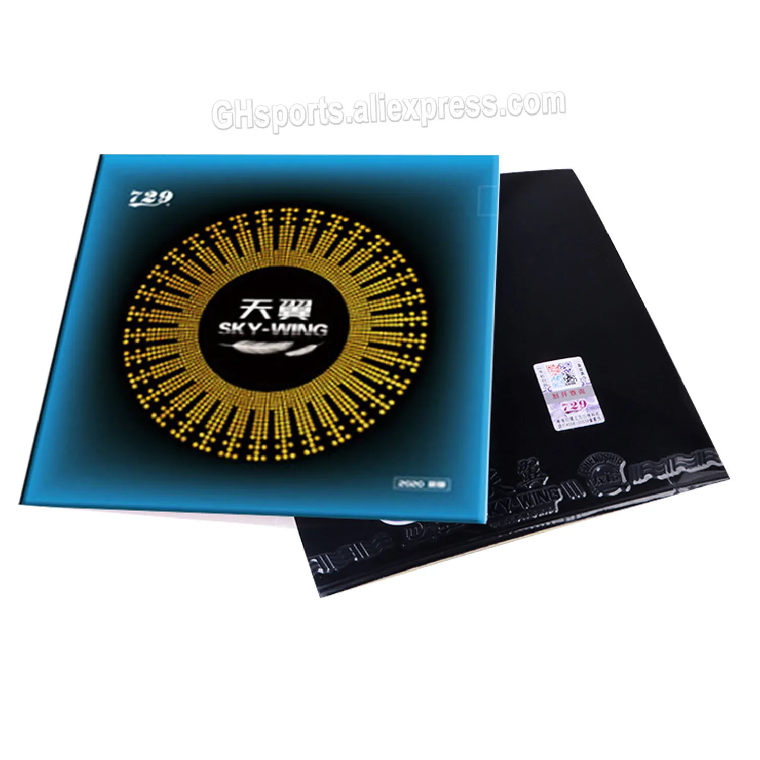 RITC 729 Sky-Wing sky wing Pips-In Table Tennis PingPong Rubber With Sponge for backhand light
