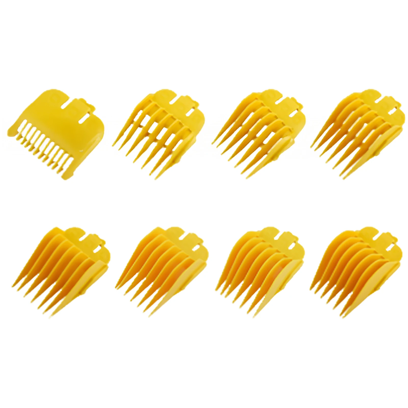 HIENA الحد مجموعة أمشاط 1.5/2/3/4/6/9 مللي متر العالمي مقص الشعر الحد أمشاط متعدد الألوان الشعر المتقلب مجموعة مشط تصفيف الشعر التبعي