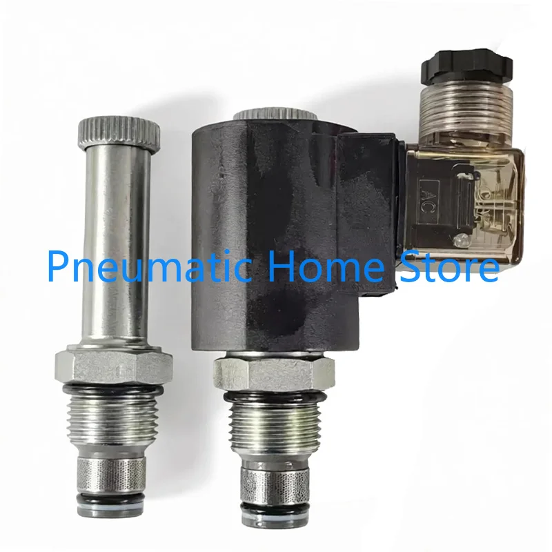 DHF10-220 SV10-20 LSV10-2NCP 2 Position 2 Way Normally Closed Threaded Hydraulic Valve Cartridge Solenoid Valve