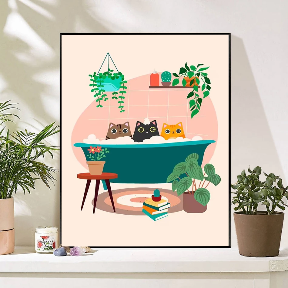 

SDOYUNO Canvas Painting By Numbers For Beginner Cartoon Anime Animal Illustration Acrylic Paints Handmade Diy Crafts Room Decor