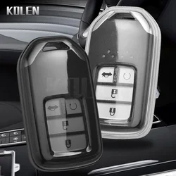 TPU Car Remote Key Case Cover Shell Fob For Honda CRV CR-V Fit Civic Accord HR-V HRV City Odyssey XR-V Key Accessories Keychain