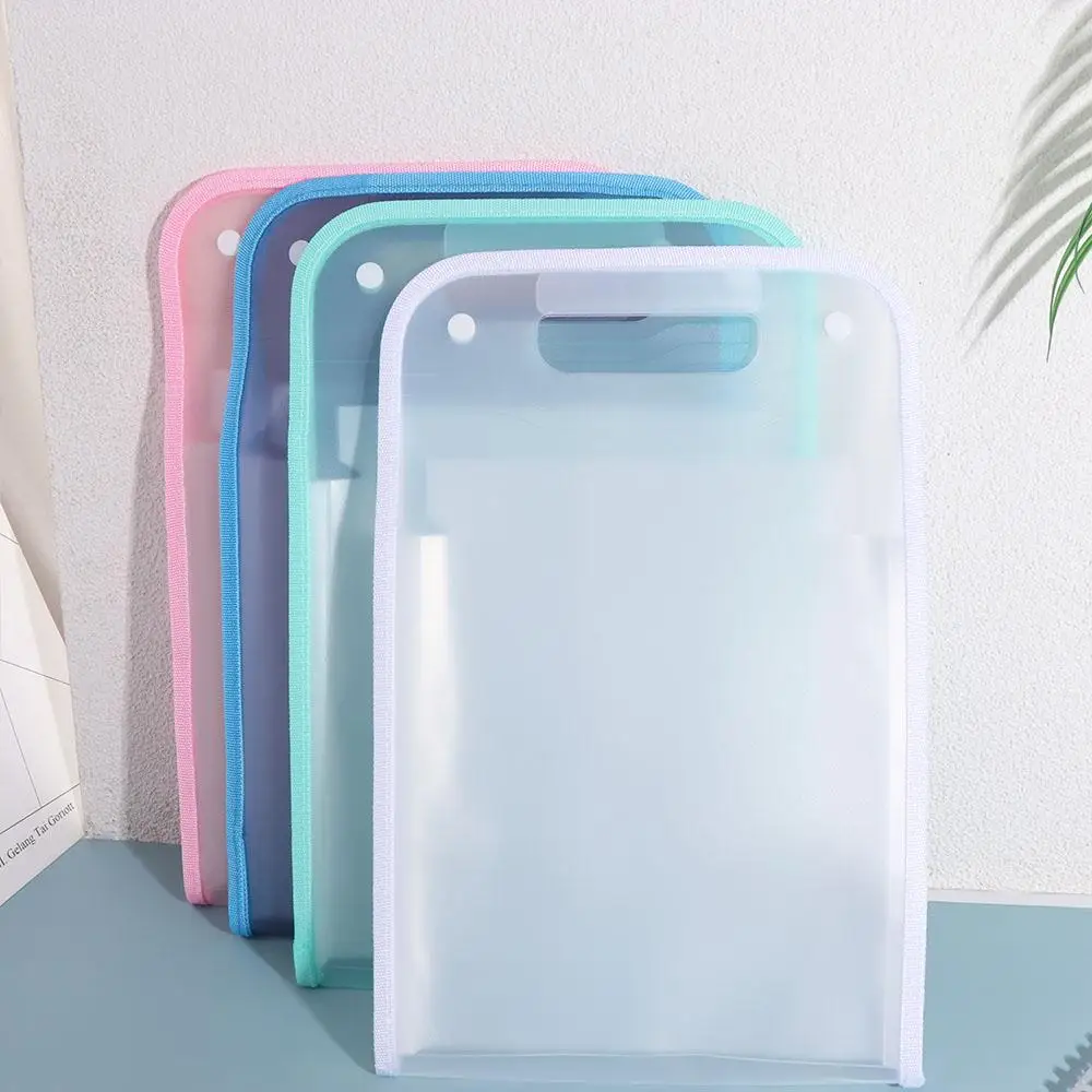 13 Pockets A4 Expanding File Folder Waterproof Large Capacity Accordian File Storage Bag Handle Vertical A4 File Organizer