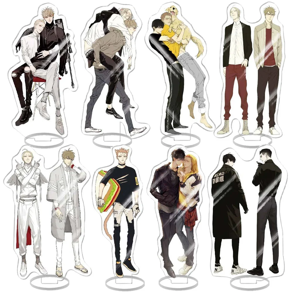 

Anime 19 Days Acrylic Figures Stand Model Old Xian Hetian Jian Yi Character Cosplay Desk Decoration Stand Collection Fans Gifts