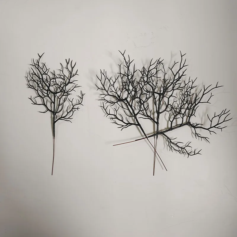 

Black Twig Garland Halloween Wreath Fake Branch Decor Artificial Door Horror Party Wreath Hanging nament Front Door FestiveParty