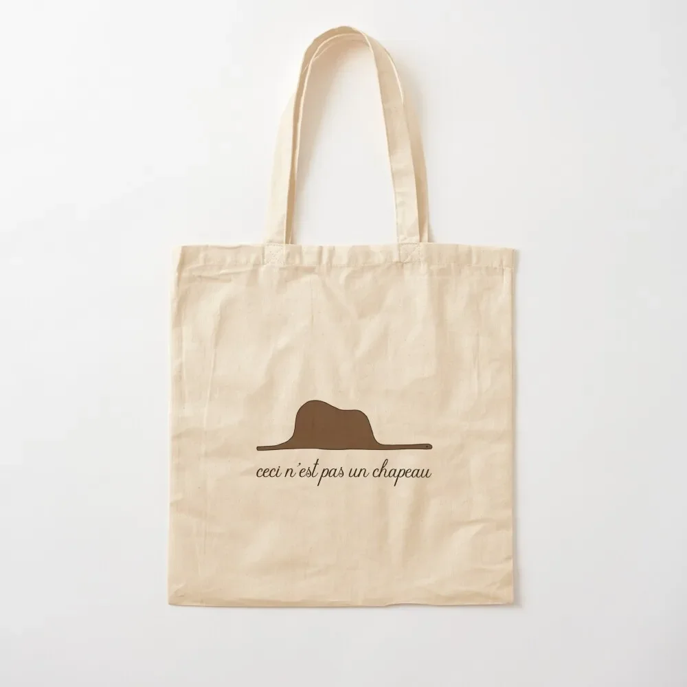 Ceci n’est pas un chapeau petit prince magritte Tote Bag Handbags Gift bag free delivery bags Canvas Tote Bag