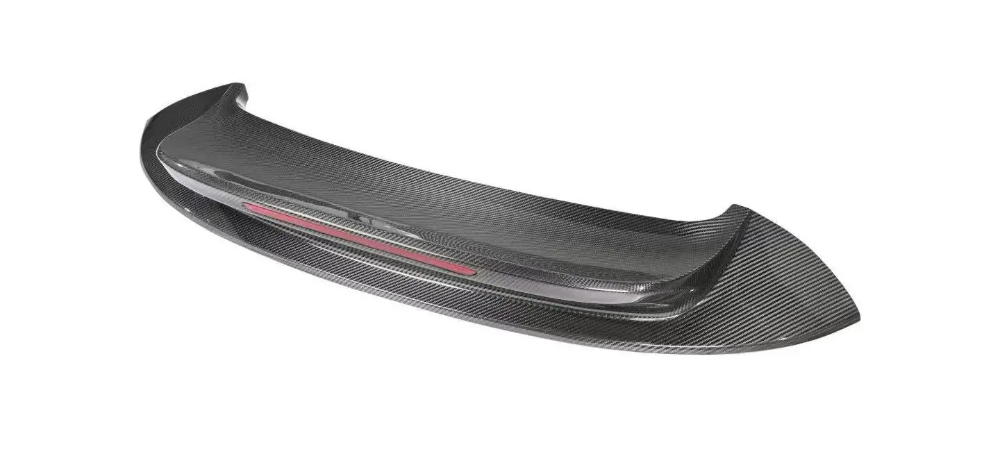 For 992 911 Front Dry Carbon Fiber Tail Spoiler Classic Ducktail Design Easy Installation