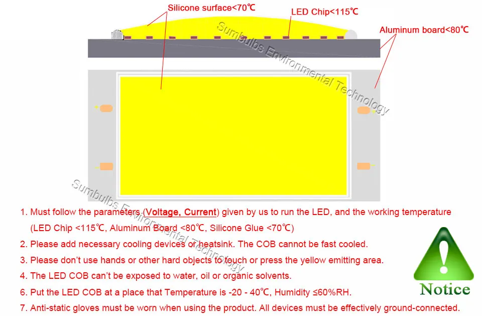 10 stücke 300x6MM 14W COB Streifen Led-leuchten DC 12V Chip On Board Bar Beleuchtung quelle 12v Indoor Outdoor Lampen 30CM 1000LM Led-lampe – Detail 2
