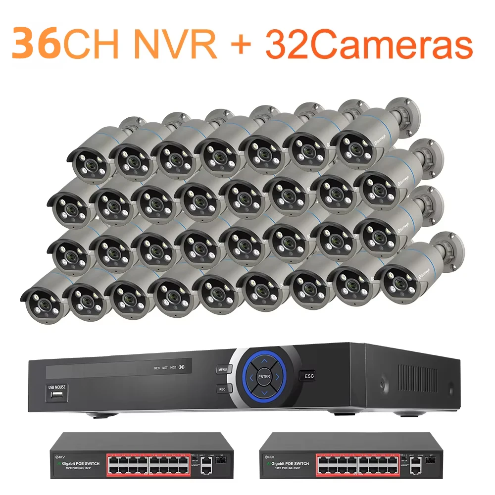Variant: 36CH NVR 32 Cameras
