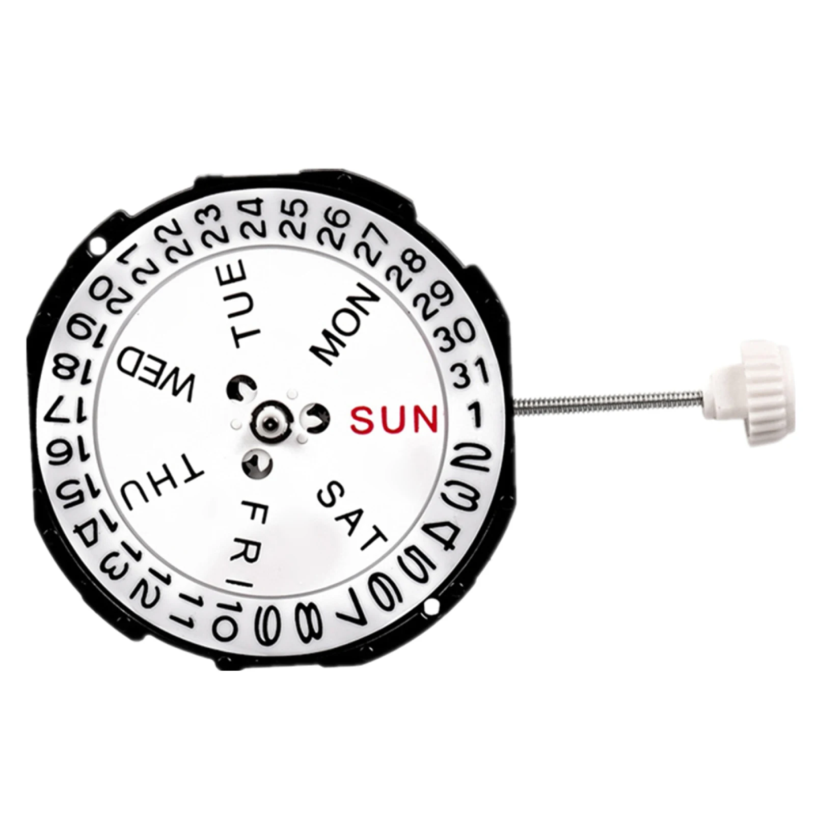 26mm Dual Calendar Day & Date @ 3 Replacement Quartz Watch Movement for SL28 watchmakers and watch repairing workers