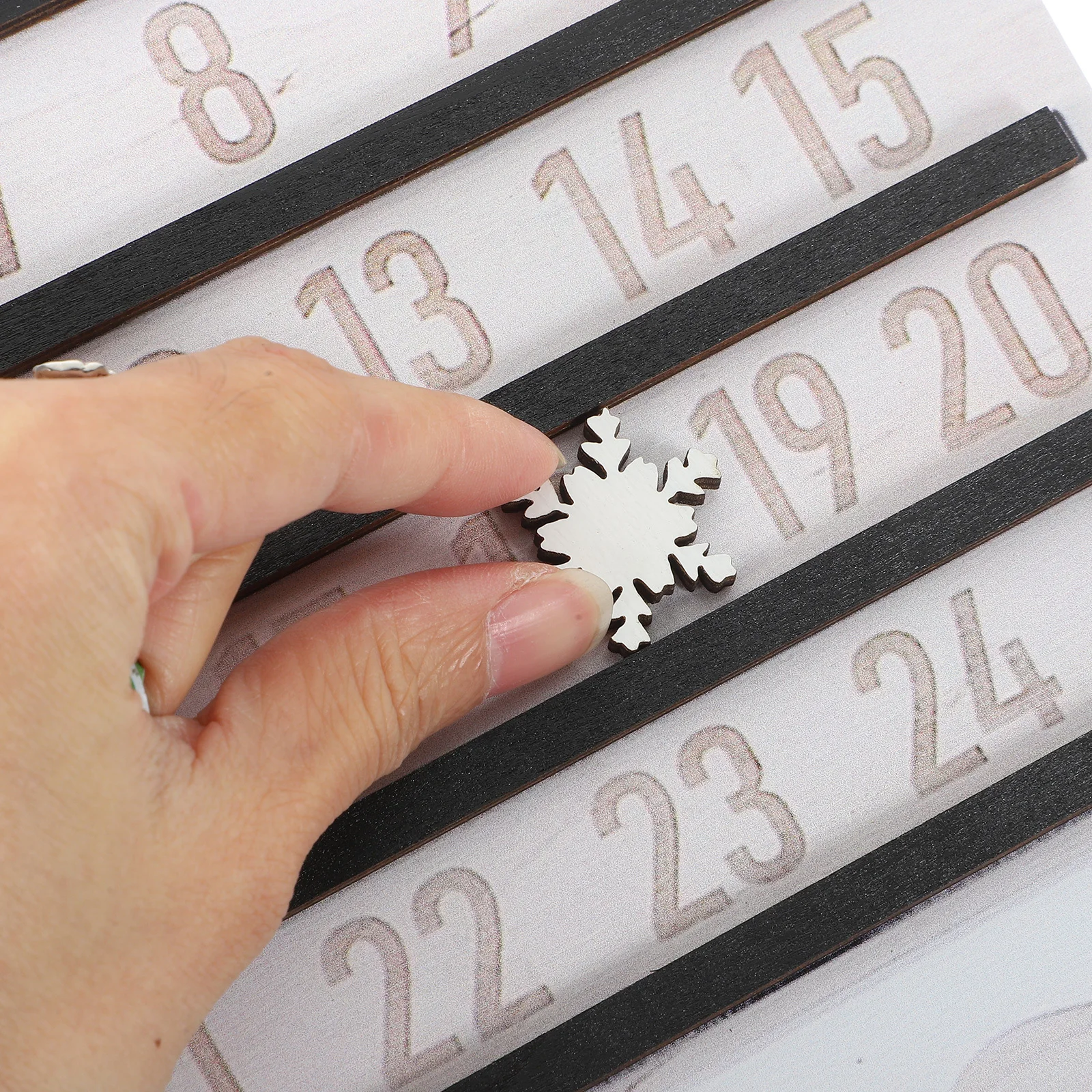 

Christmas Decor Wooden Countdown Timer Elegant Festive Wall Plaque Pendant Xmas Countdown Hanging Pendant Christmas Sign