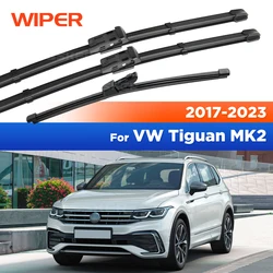 Wiper Front & Rear Wiper Blades Set For VW Tiguan MK2 2017 2018 2019 2020 2021 2022 2023Windshield Windscreen Window 26