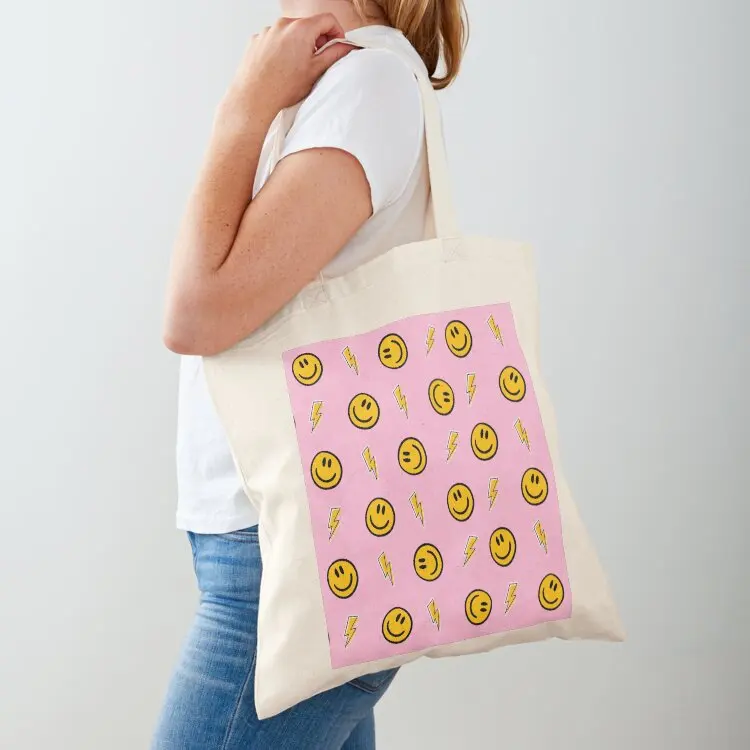 

Preppy School Supplies, Preppy Aesthetic, Preppy, Pink, Smile, Smile Face, Happy Face Tote Bag Gift bag