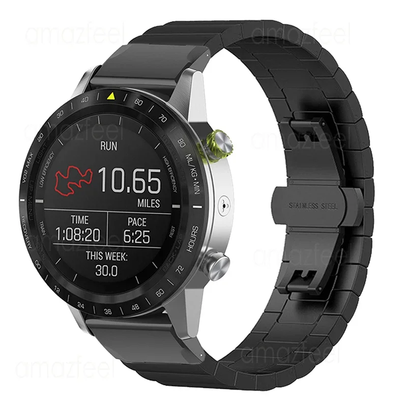 20 22 26mm cinturino in acciaio inossidabile per Garmin Fenix 7 7S 7X 6 6X Pro 5 5X Plus 3HR cinturino da polso cinturino in metallo QuickFit Correa