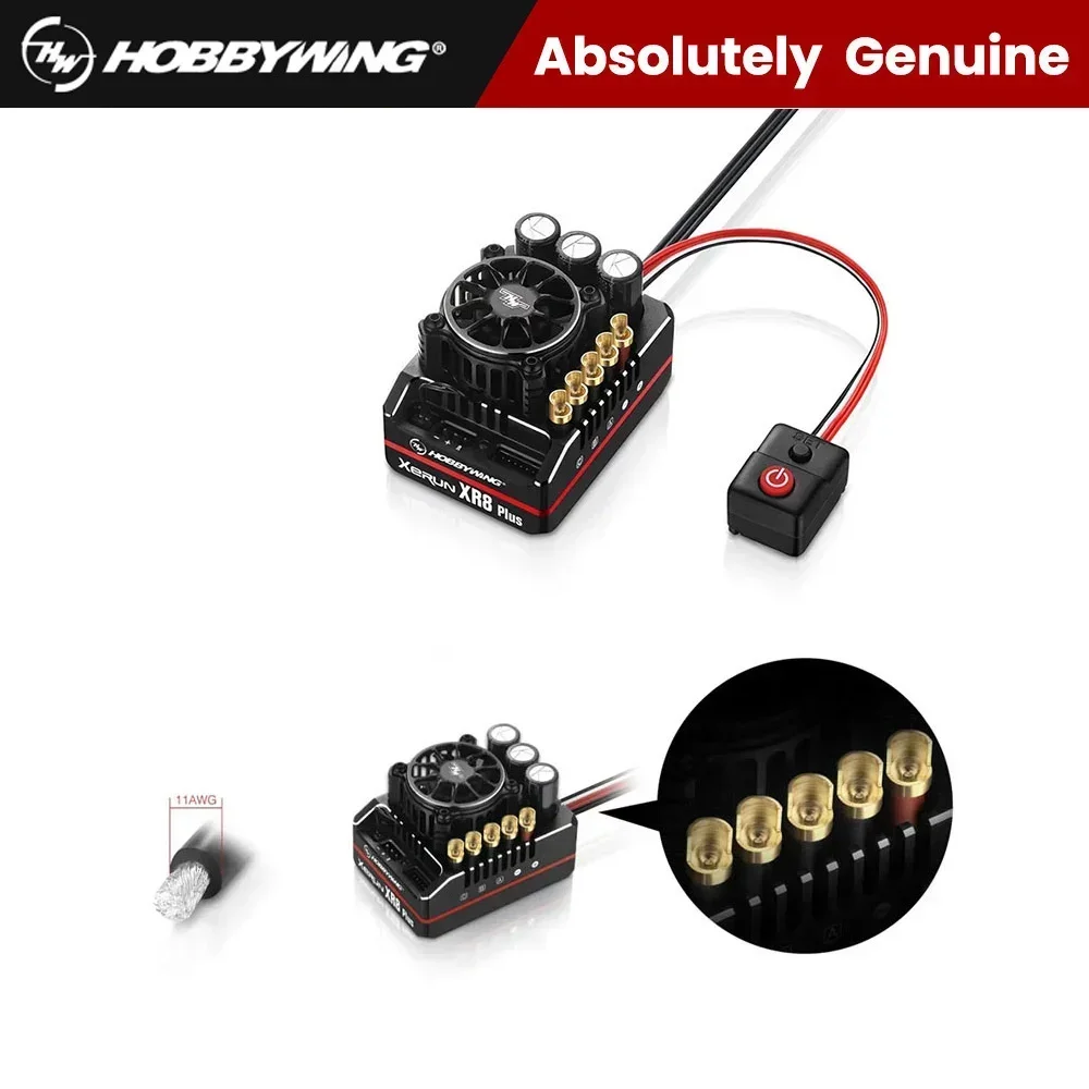 Hobbywing Xerun-ブラシレスescスピードコントローラー,xr8 plus,g2s