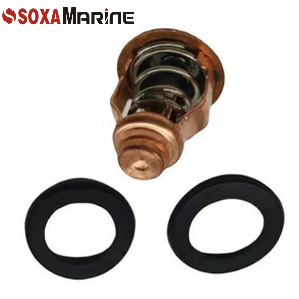 Outboard Thermostat for Suzuki 100 115 140 150 175 200 250 300 HP 17670-90J21 Yamaha 2 Stroke 220 225 250 300 HP 68V-12411-00