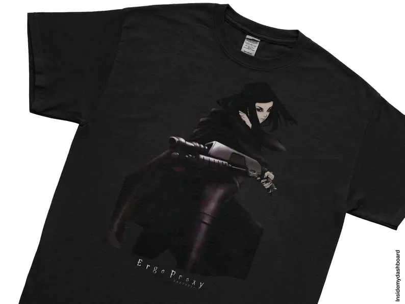 Ergo Proxy Re'L Mayer T-Shirt, Japanese Sci-Fi Anime, ReL Mayer, Proxy Vincent Law Tee