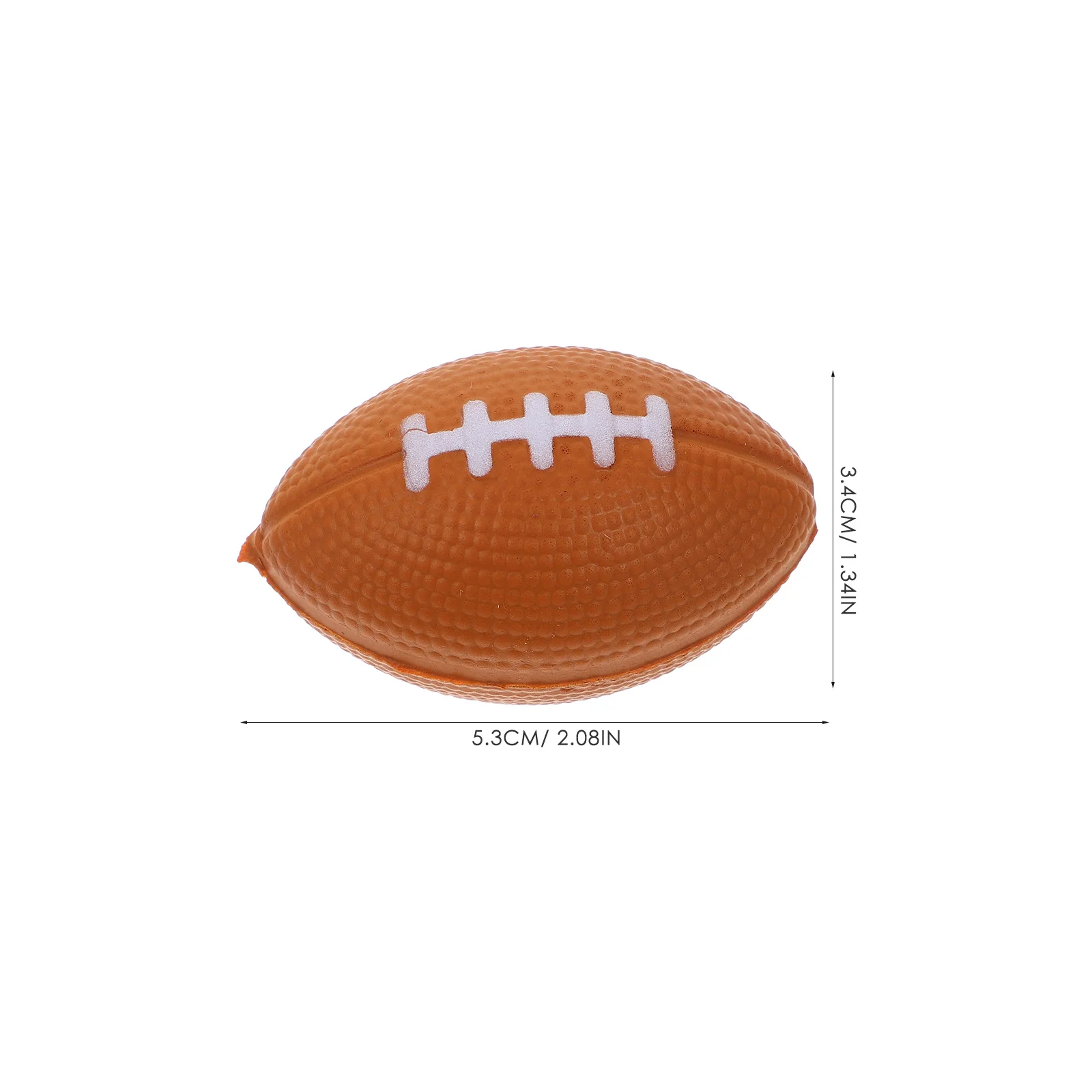 40 Pcs Mini Rugby Toy Tiny Footballs Toys Stretchy for Anxiety Squeeze Sensory Relief Pu Child