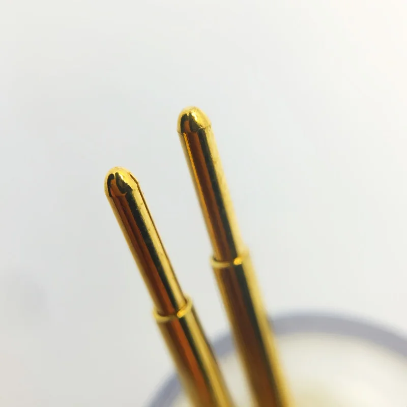 P100-J P100-J1 PCB Test Spring Test Pin Probe Test Tool 33.35mm 1.36mm 0.99mm Nickel Plating Gold Plating Round Needle Pogo Pin