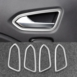 Accessories For 2023 2024 Mitsubishi ASX Colt Chrome Interior Door Handle Bezel Frame Moldings, car sticker