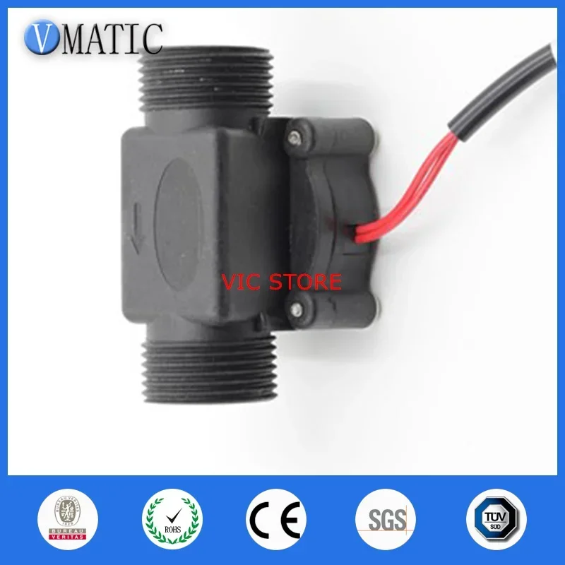 Free Shipping VC678-1 Plastic Water Magnetic Mounted Pa+gf Material Indicator Reed Switch Flow Sensor G3/4 Thread Flow Switch