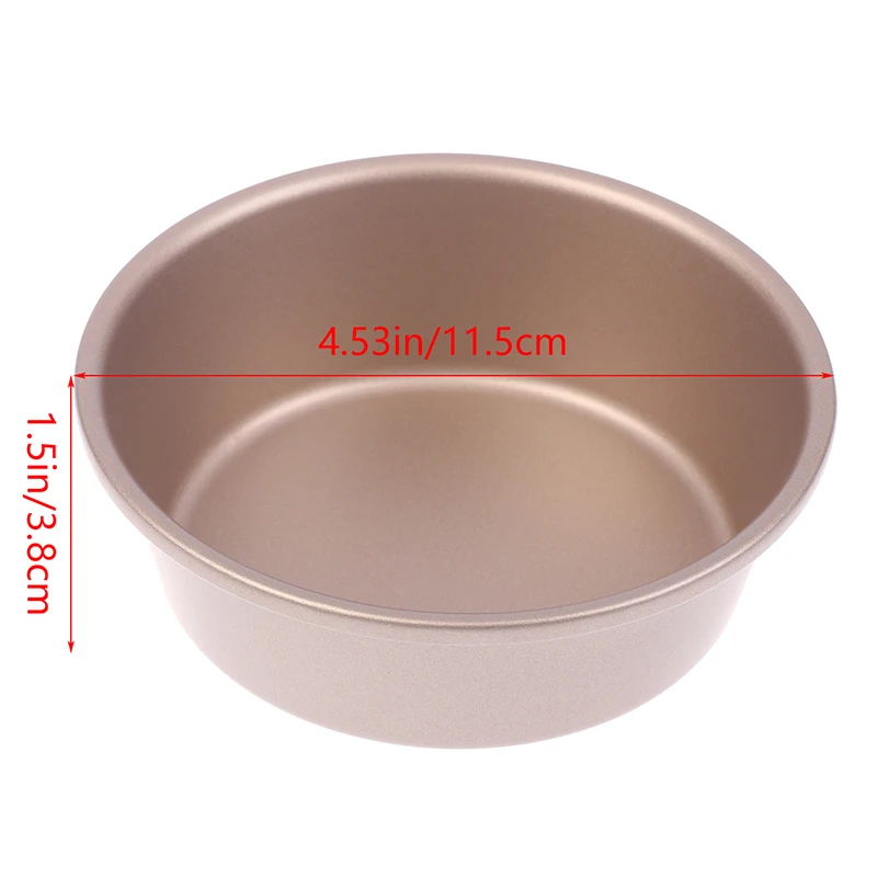 1Pc Okrągła forma do ciasta ze stali węglowej DIY Piekarnia Forma do pieczenia ciasta Narzędzie kuchenne Patelnia Uchwyt na formę do chleba Pudding Jelly Pan