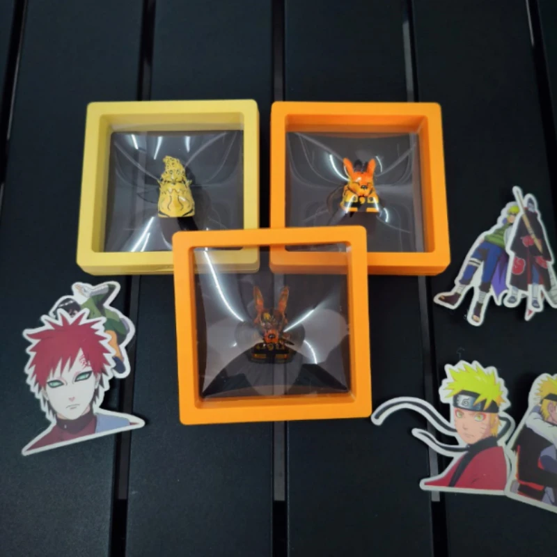 Anime Keycaps Uchiha Kyuubi/Shukaku/Eight Tails/bijuu Custom Resin Key Caps Mechanical Keyboard Keycap Anime Figure Gamer Gifts