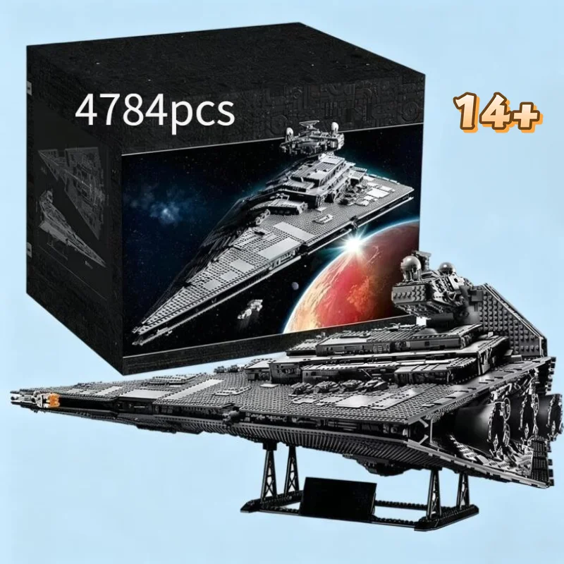

Big Sale Assemble Imperial Navy Stormtrooper Star Destroyer Galactic Empire Star Cruiser Starfighter Dark Fleetship 75252