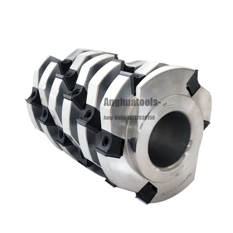 New Condition Helical Cutter Head Spiral for Profiling Milling Factory Price Woodworking Tool