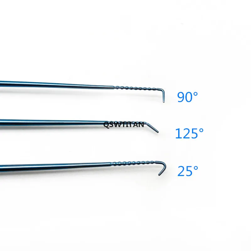 Titanium Carpentier Vascular Hook Angled 190mm long Neurosurgery Micro Surgical Instruments