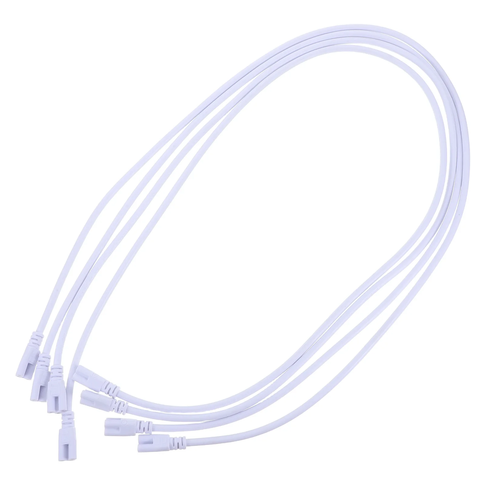 

4 шт. T5 светодиодный разъем для трубки, 3-контактный провод, кабельное звено, без пайки, простой в использовании соединительный провод, соединительные шнуры