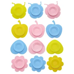 Fruit Shaped Suction Cup for Baby Bowl Plate Tableware Suction Cup Fixed Device Prevent The Baby From Overturning The Tableware