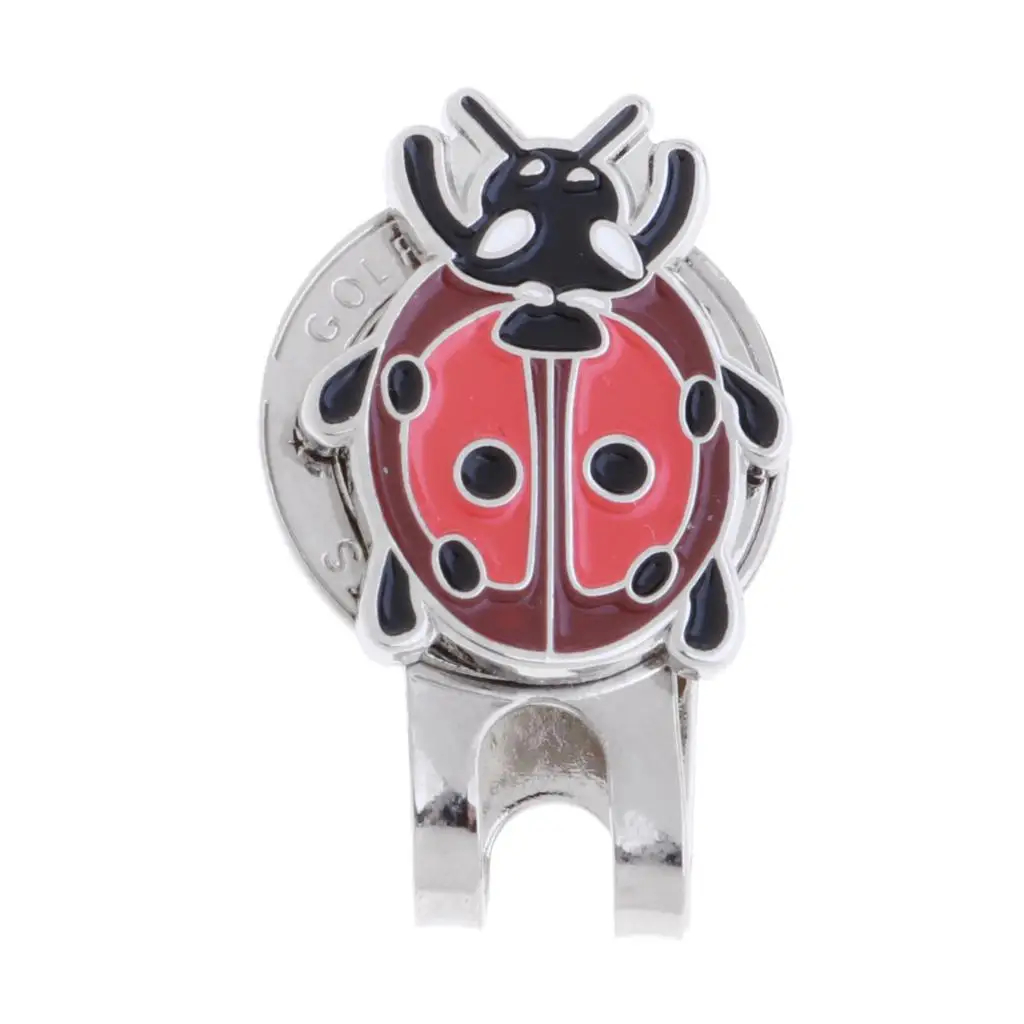 Innovative Golf Hat Clip with Detachable Magnetic Ball Marker for Golf Cap Visor Funny Character Golf Items