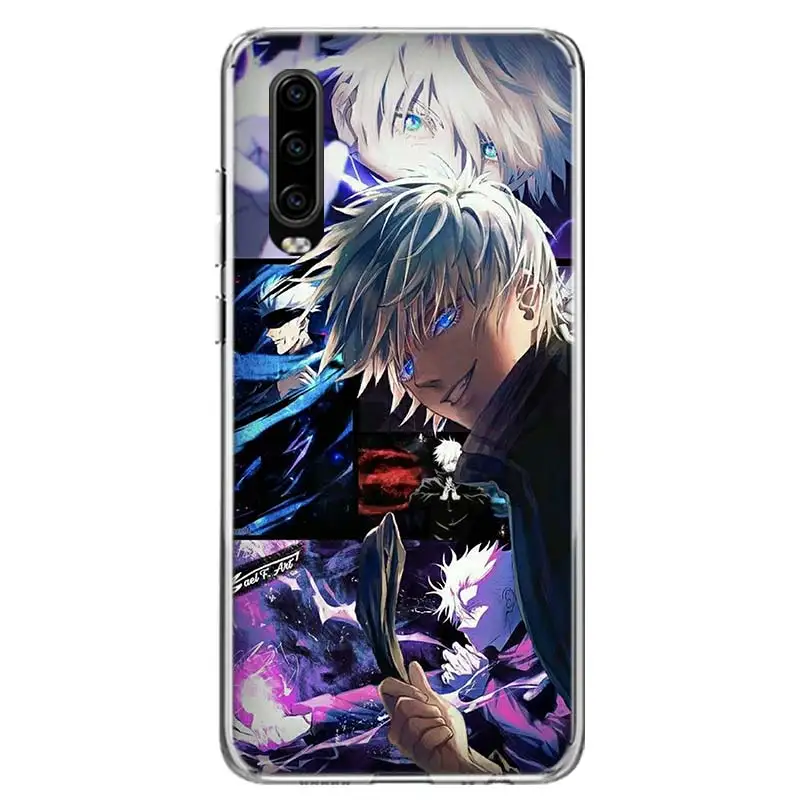 Kaisens Jujutsus Gojo Satoru Case Phone Cover for Huawei P30 Lite P40 P20 P10 Mate 10 20 Pro P Smart Z 2019 Y5 Y6 Y7 Y9S Trend F