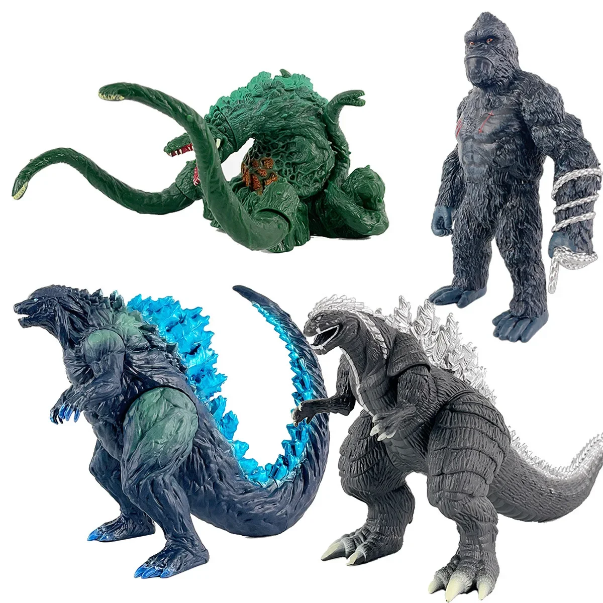 Godzilla X Kong The New Empire New Colors Action Anime Figure Titan Godzilla 23cm Soft Glue Monster Doll Model Ornaments Toys