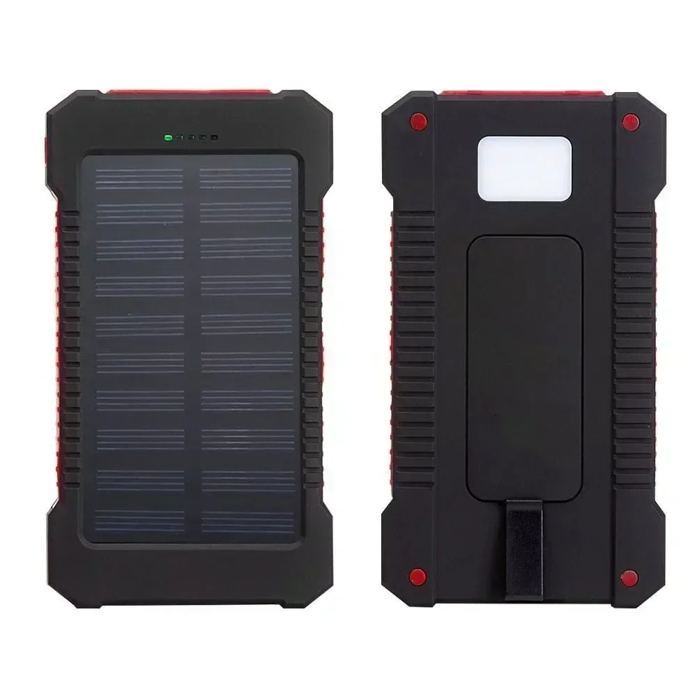 200000 mAh novo laranja topo banco de energia solar à prova dwaterproof água carregador de emergência bateria externa powerbank para miip samsung led soslight