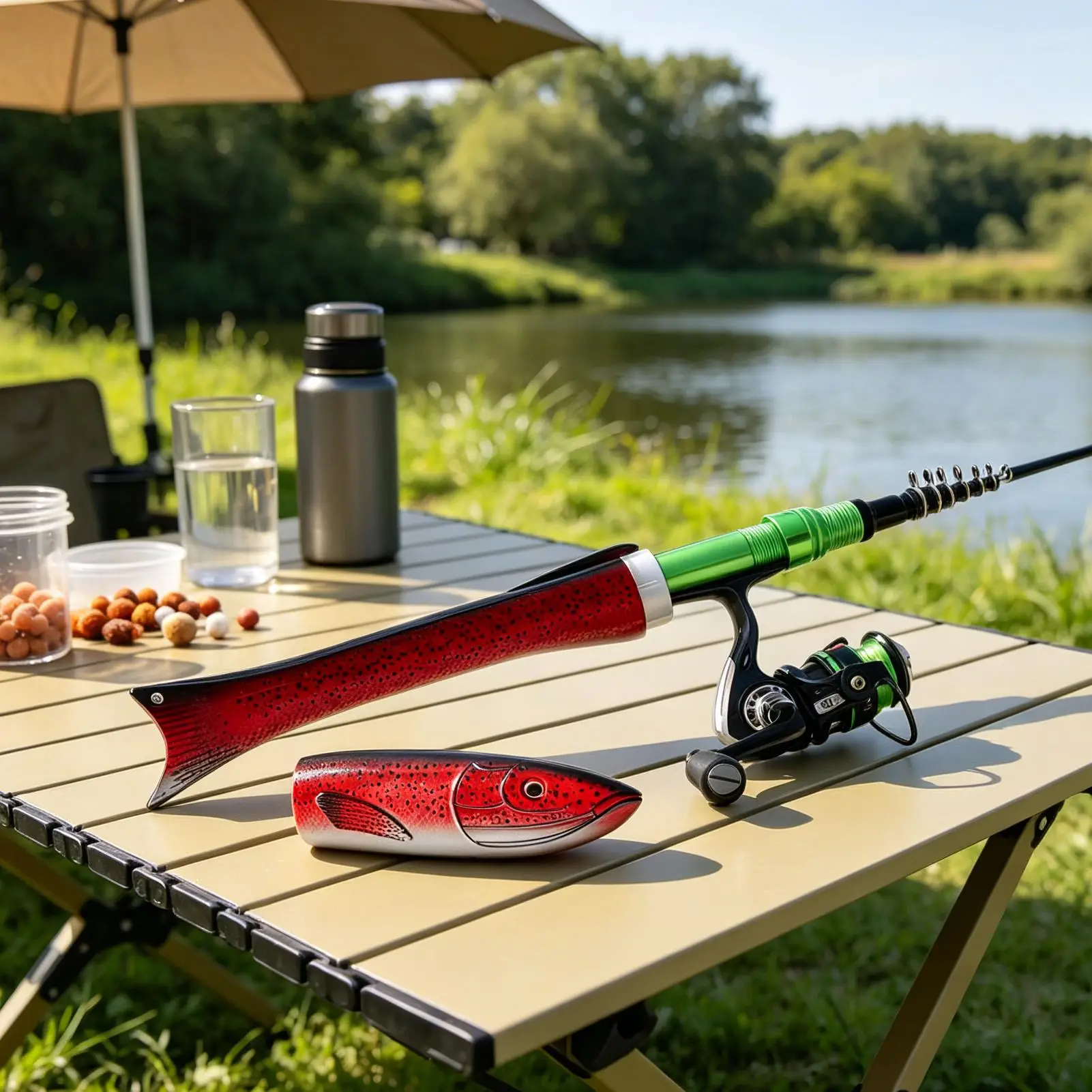 Tiny Fishing Pole Miniature Angling Rod Small Fishing Pole For Trolling Casting Camping Hiking Travel Offshore Outdoor Surf