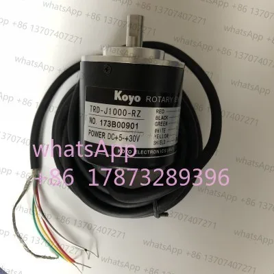 

Инкрементный оптический поворотный энкодер 50 мм, вал 8 мм TRD-J500-RZ, разрешение 100 200, 360, 500, 1000 импульсов, двухтактный выход