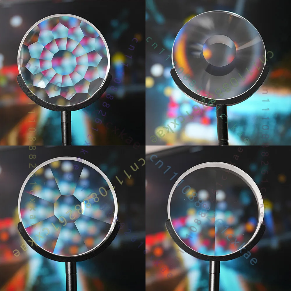 1pcs Handheld Kaleidoscope Vortex Stretching Double Shadow Effect Camera Filter